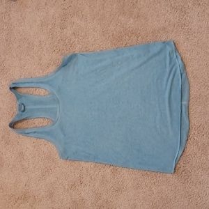 Mossimo light blue racer back tank top
